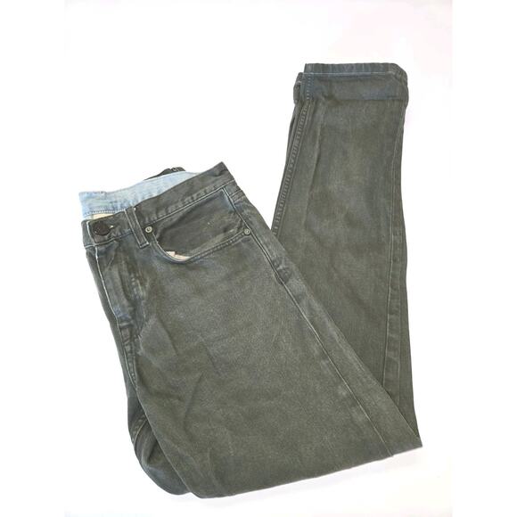 Burberry Brit Denim Jeans Mens Size 30 X 32 Straight Leg Olive Green Pockets EUC - Picture 4 of 16